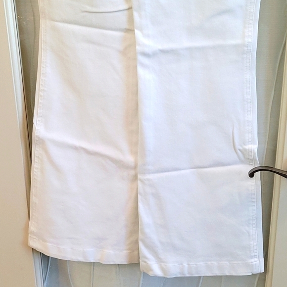 Vintage Escada White Denim Flare Jean - Picture 8 of 9